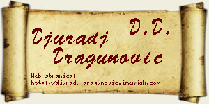 Đurađ Dragunović vizit kartica
